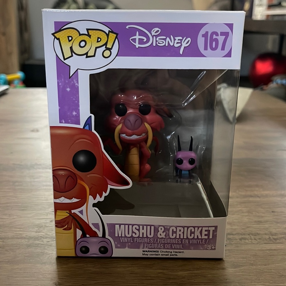 Funko Pop! Disney Mulan #167 Mushu & Cricket